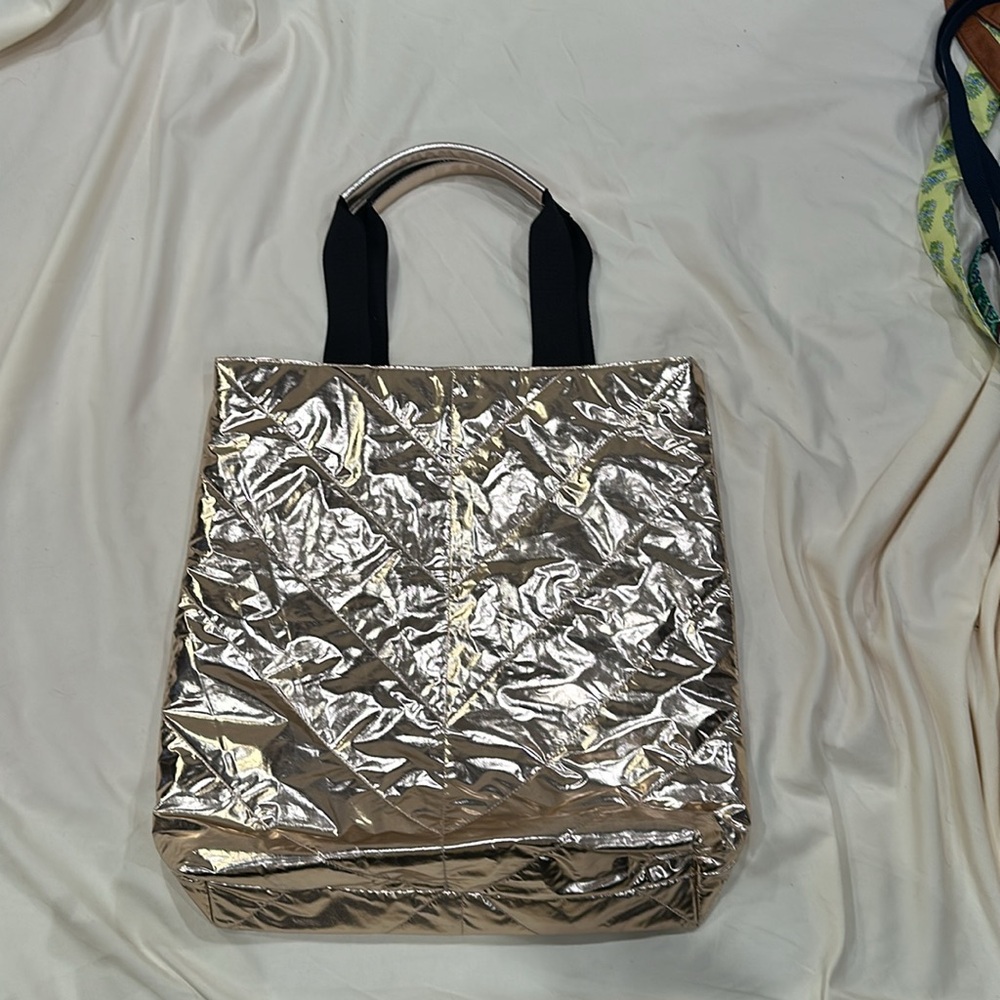 Victoria's Secret Gold Tote Bag - Picture 2 of 7